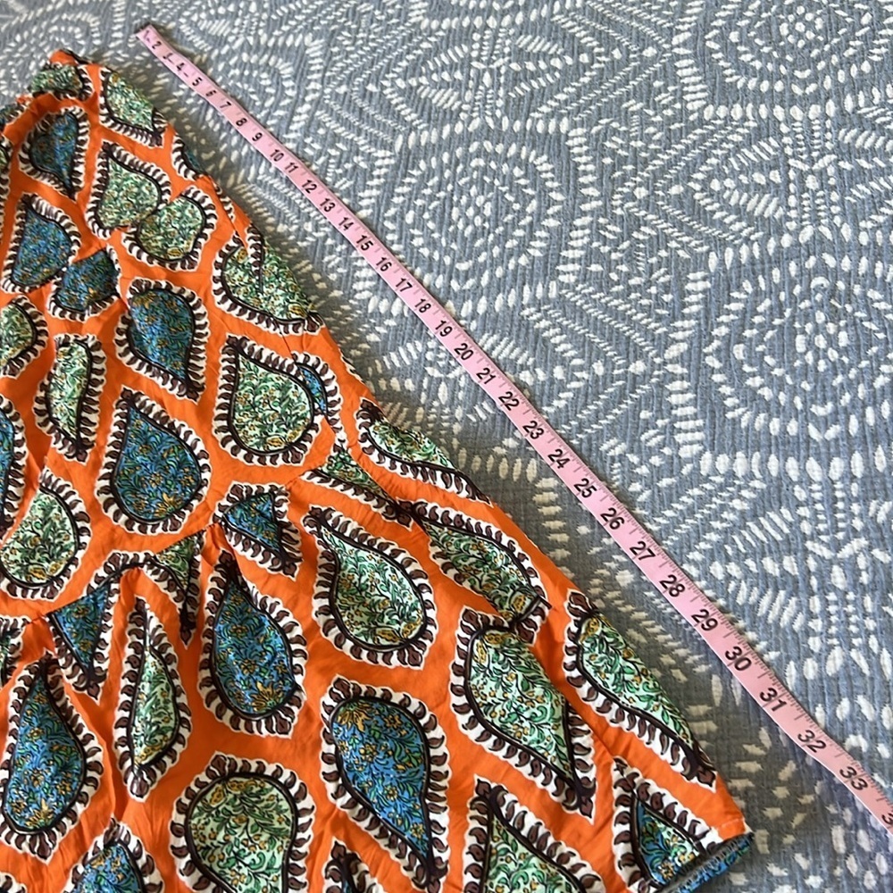 Paisley Boho Patterned Tiered Maxi Skirt | S - Picture 6 of 7